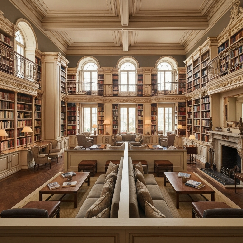 Renaissance Library Interior